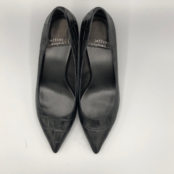 Jeffrey Campbell croc embossed shoes - Picture 6 of 8